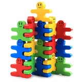 Baby Wooden Toys Blocks - Smile Stackers - Bird and Bee Naturals