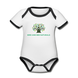 Organic Cotton Short Sleeve Baby Bodysuit - Bird and Bee Naturals